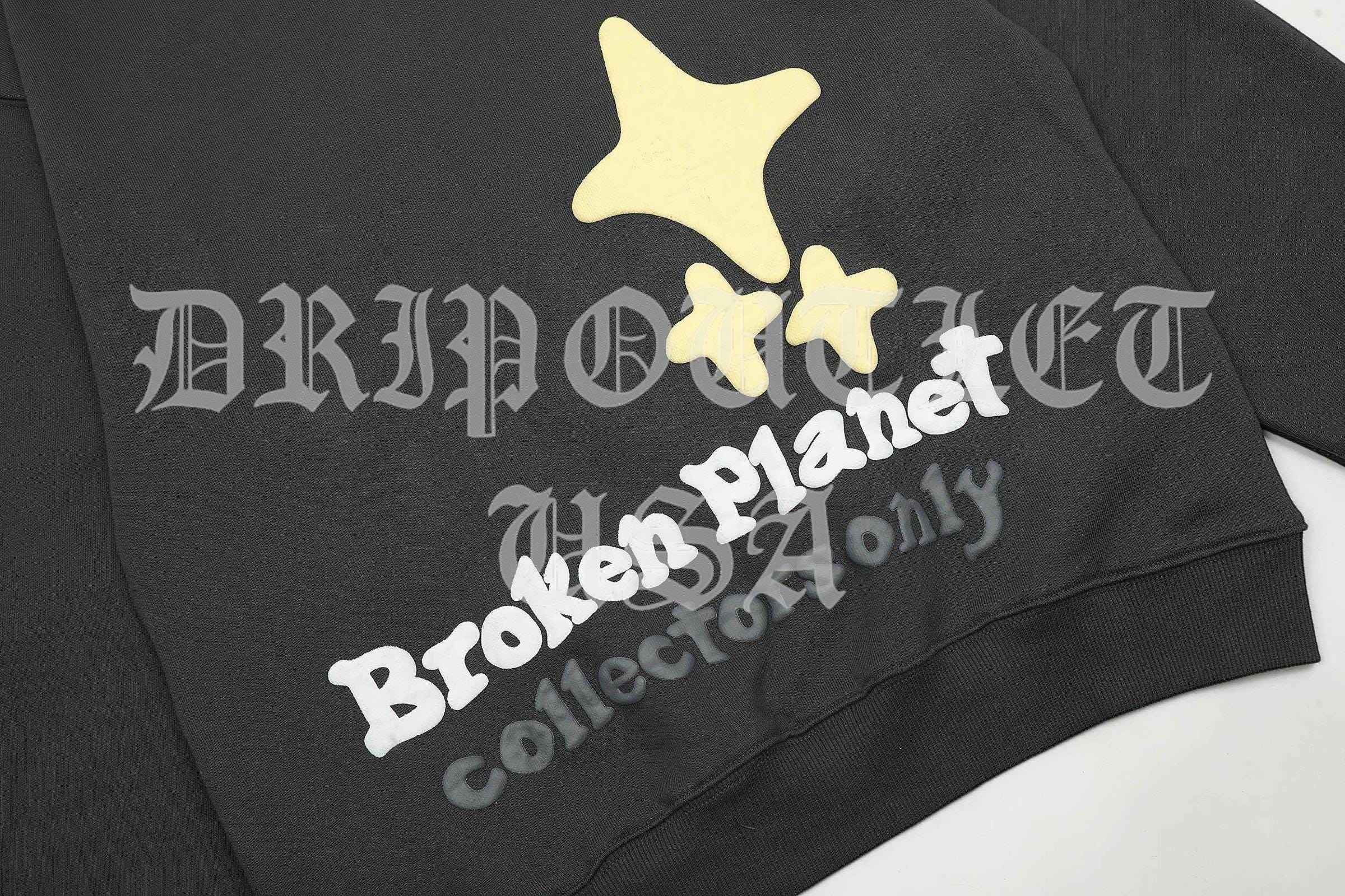 Broken Planet "Am I The Only One?" Hoodie - Black / Yellow