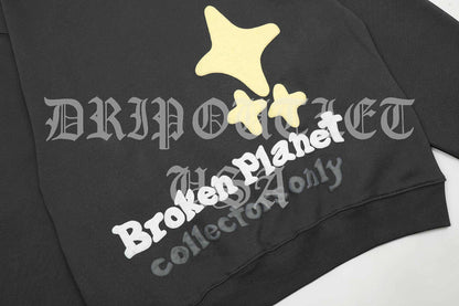 Broken Planet "Am I The Only One?" Hoodie - Black / Yellow