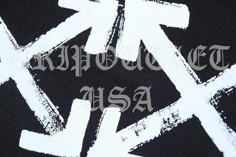 Off White Paint Script Skate Sweatpants - Black/White