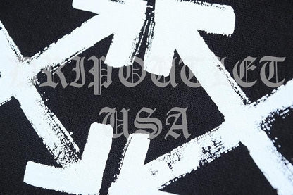 Off White Paint Script Skate Sweatpants - Black/White