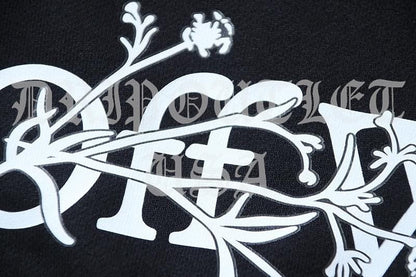 Off White Bookish Flower Skate Sweater - Black