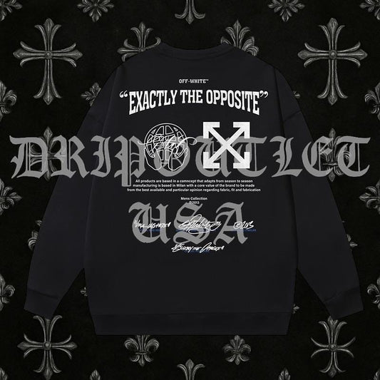 Off White "Exactly The Opposite" Sweater - Black