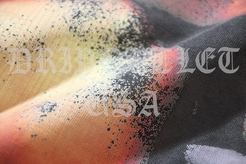 Off-White Colorful Virgin Oil Painting Short Sleeve Tee