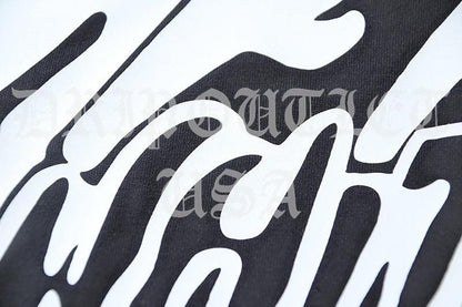 Off-White Hand Drawn Script T-Shirt - Black