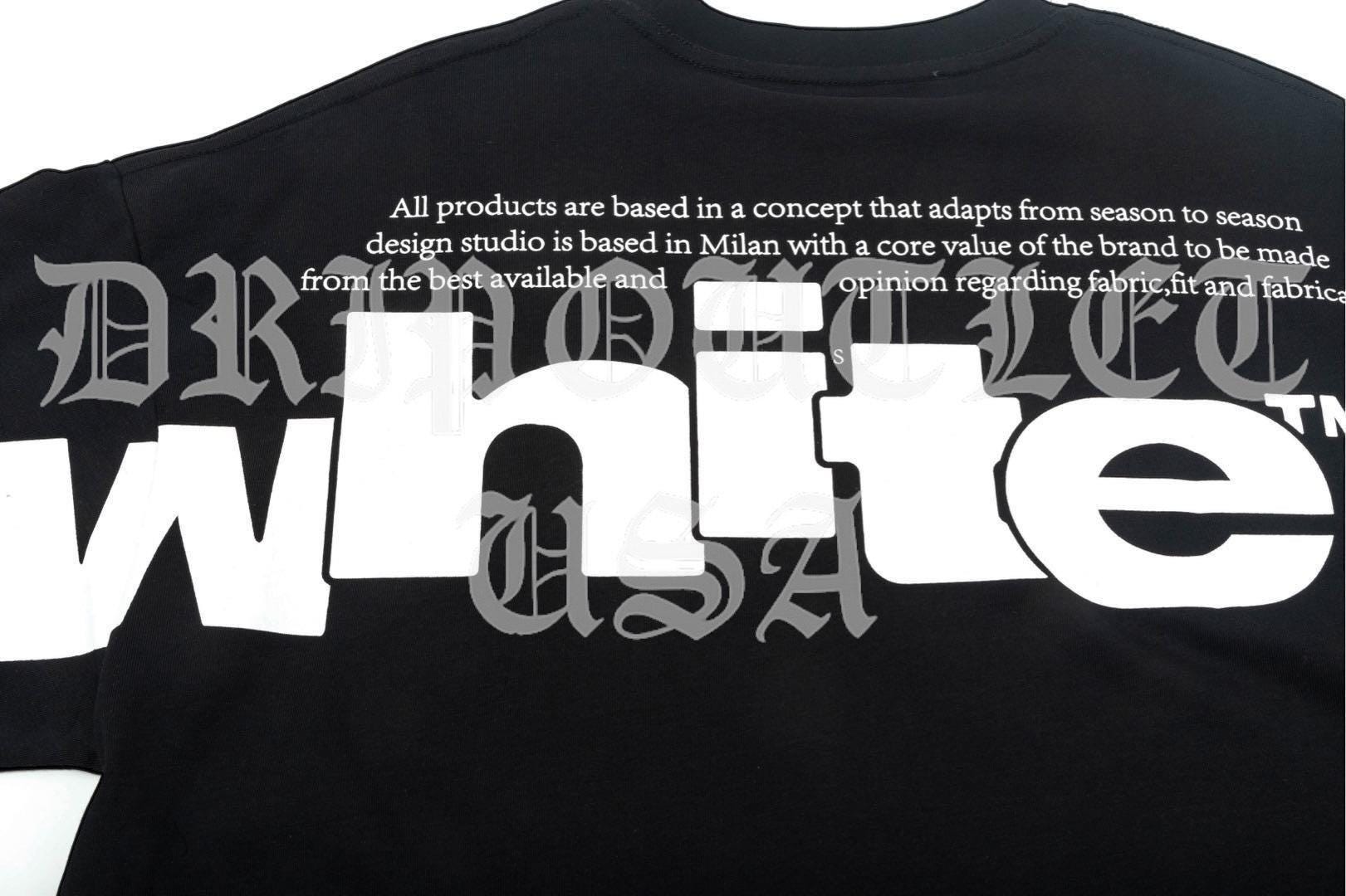 Front and back half logo skate short sleeve t-shirt - Black