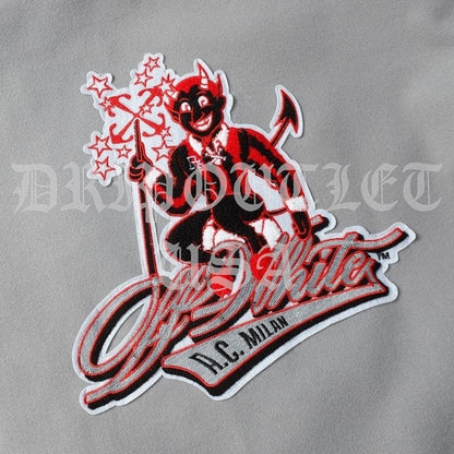 Off White AC Milan Wool Varsity Jacket