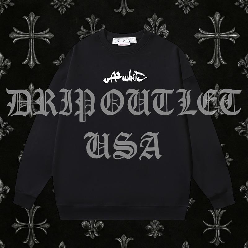 Off-White Paint Script Skate Crewneck