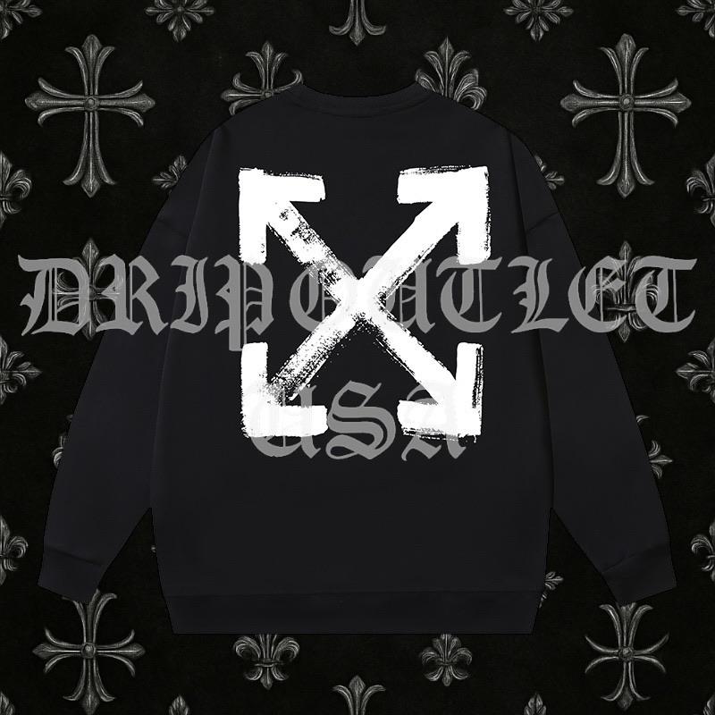 Off-White Paint Script Skate Crewneck