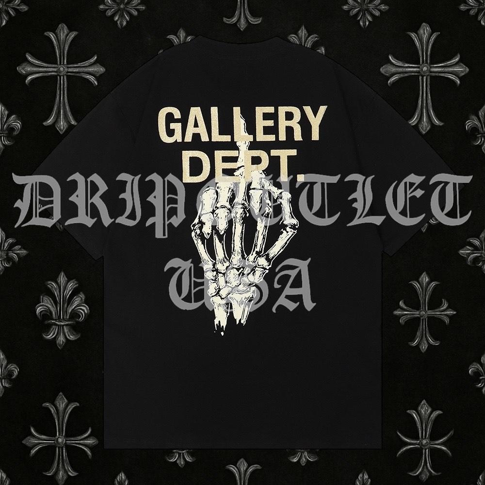 Gallery Dept. Skeleton Hand Finger Tee Shirt