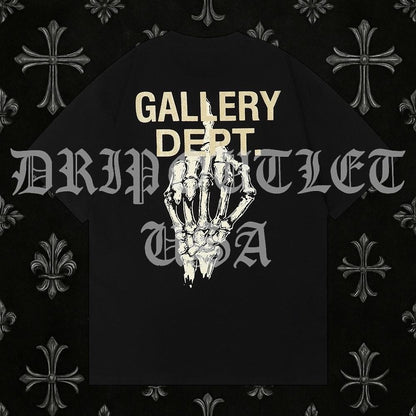Gallery Dept. Skeleton Hand Finger Tee Shirt