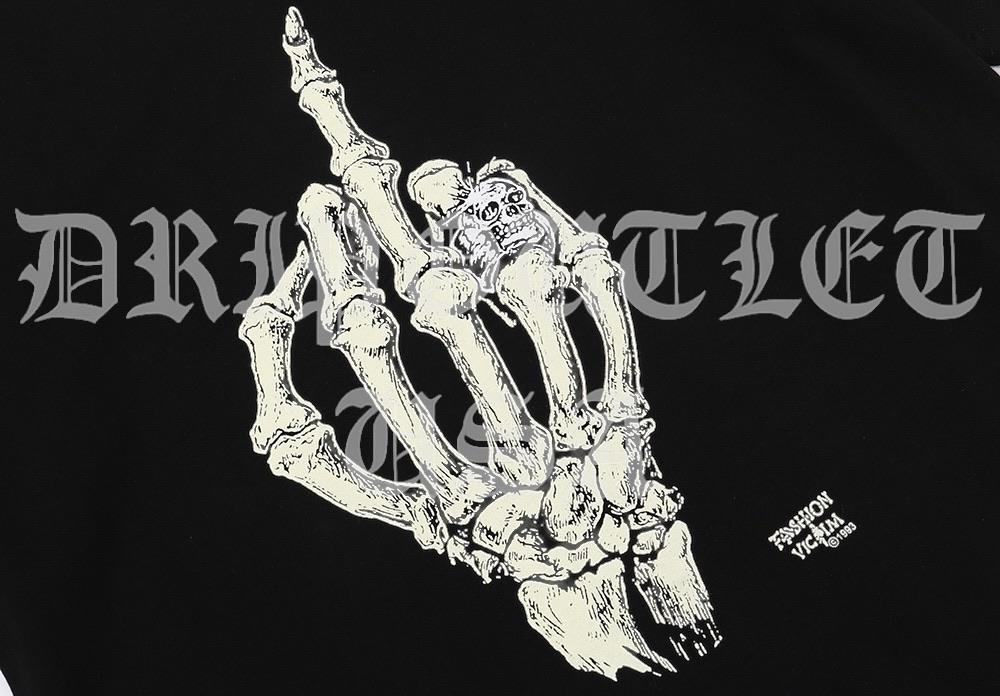 Gallery Dept. Skeleton Hand Finger Tee Shirt