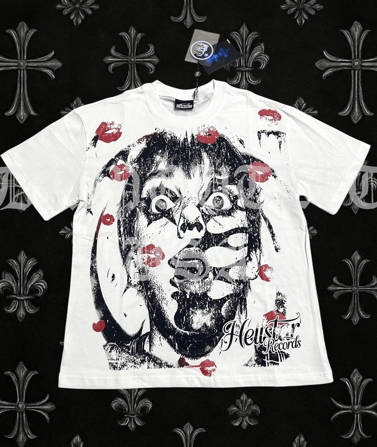 HELLSTAR “Can I Borrow A Kiss?” White T-Shirt