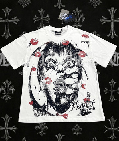 HELLSTAR “Can I Borrow A Kiss?” White T-Shirt