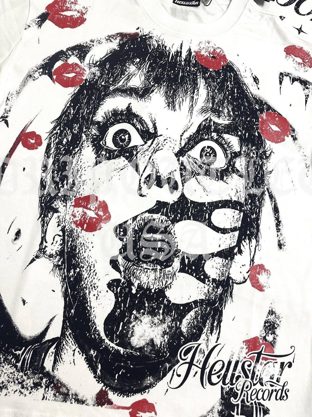 HELLSTAR “Can I Borrow A Kiss?” White T-Shirt