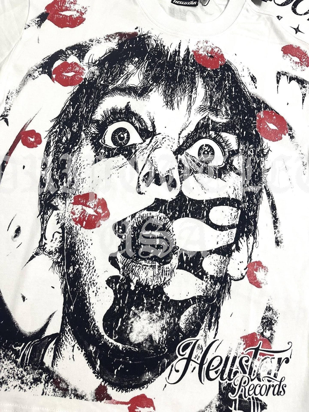 HELLSTAR “Can I Borrow A Kiss? White T-Shirt