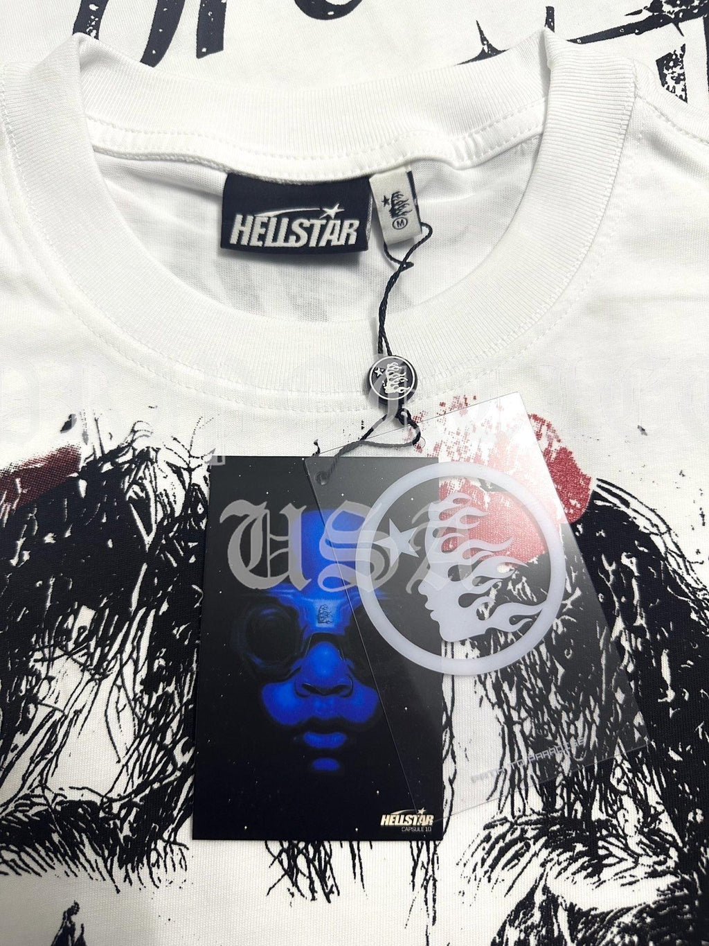 HELLSTAR “Can I Borrow A Kiss?” White T-Shirt