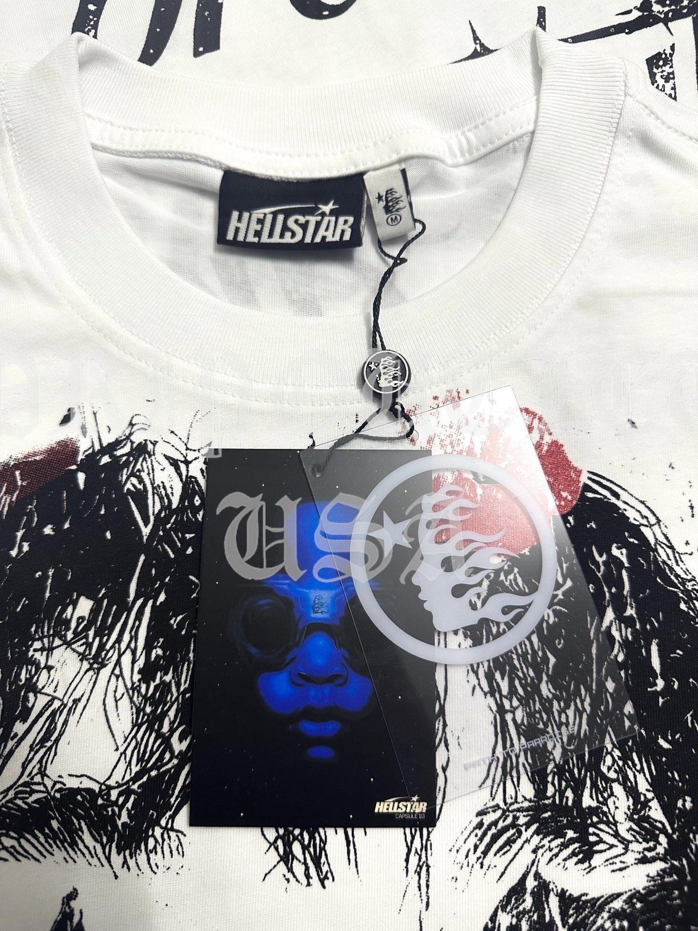 HELLSTAR “Can I Borrow A Kiss?” White T-Shirt