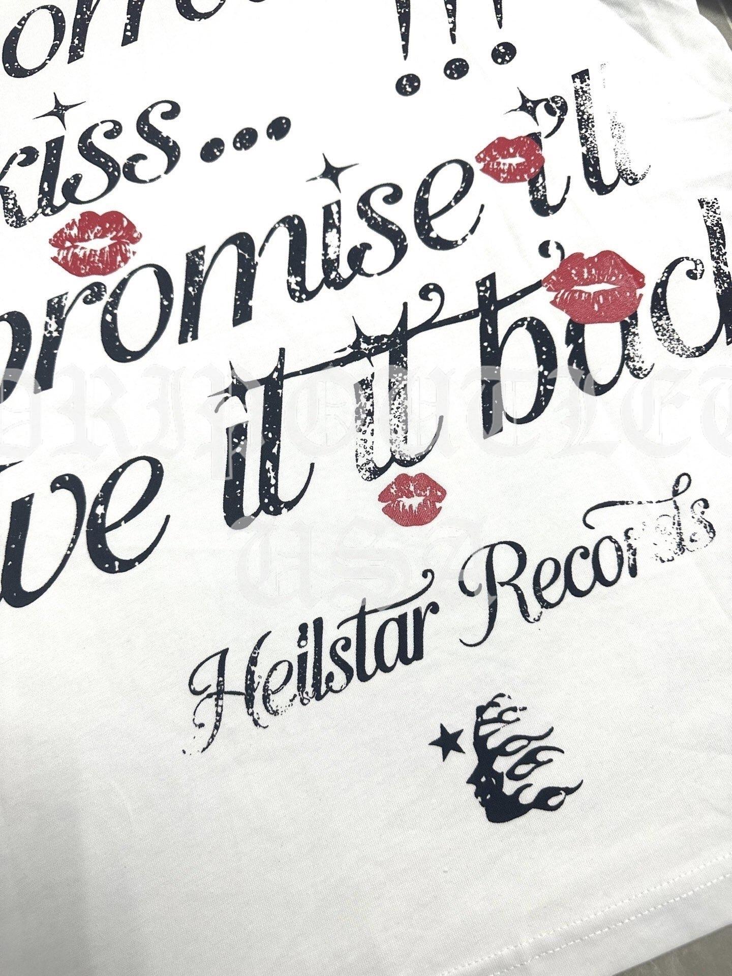 HELLSTAR “Can I Borrow A Kiss?” White T-Shirt
