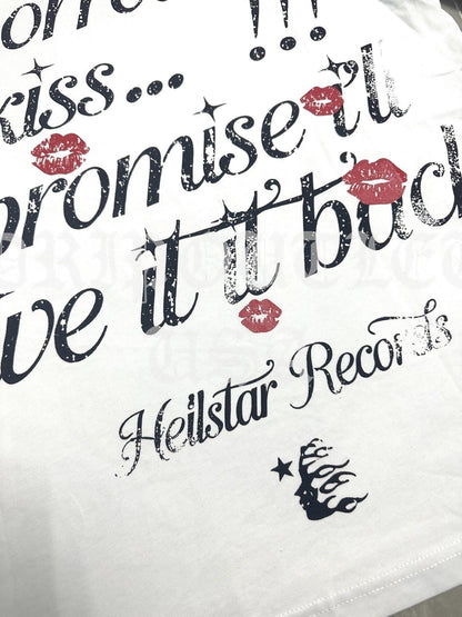 HELLSTAR “Can I Borrow A Kiss?” White T-Shirt