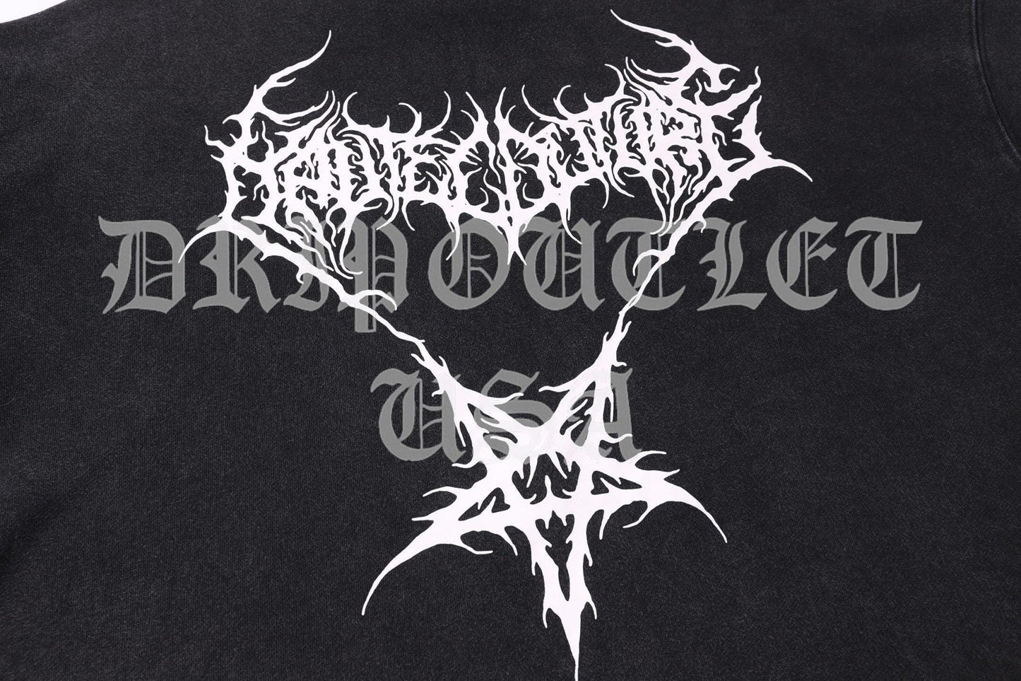 VETEMENTS 'Black Death Metal' Hoodie