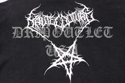 VETEMENTS 'Black Death Metal' Hoodie