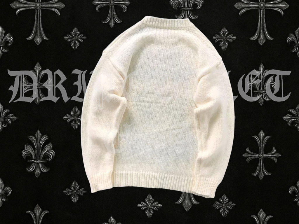 Off-White Black Cat Sweat Shirt Sweater - Cream