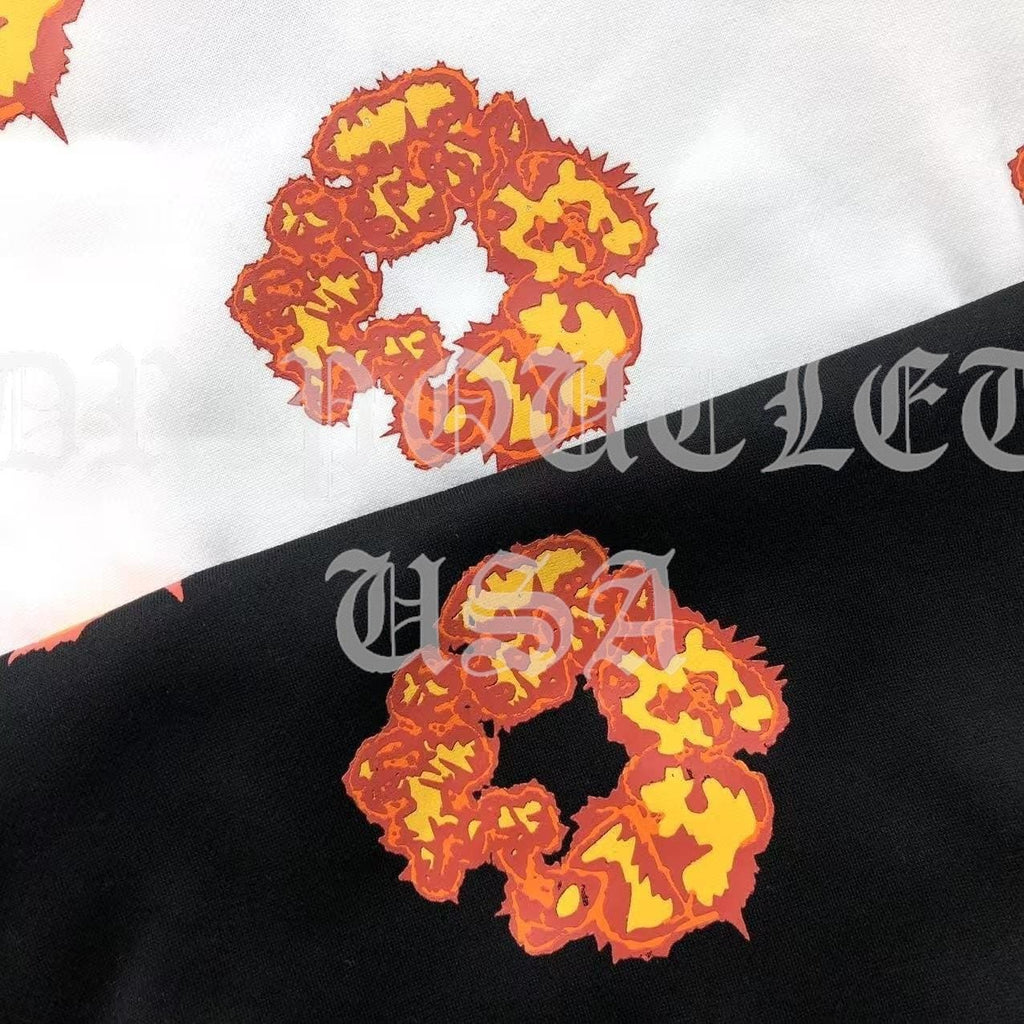 Denim Tears x Offset Wreath Hoodie - 'Black' / 'White'