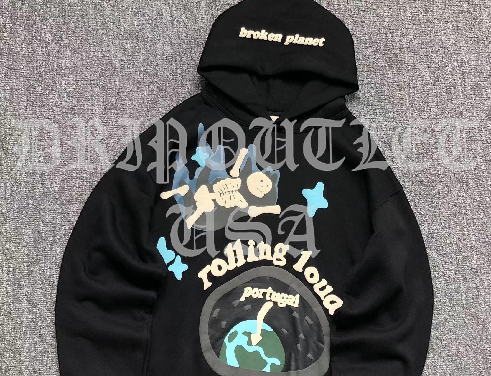 Broken Planet "Playboi Carti, Travis Scott, Meek Mill" Hoodie - Black