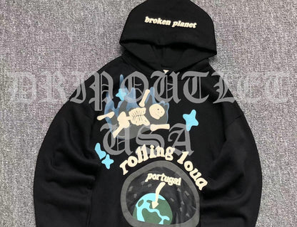 Broken Planet "Playboi Carti, Travis Scott, Meek Mill" Hoodie - Black