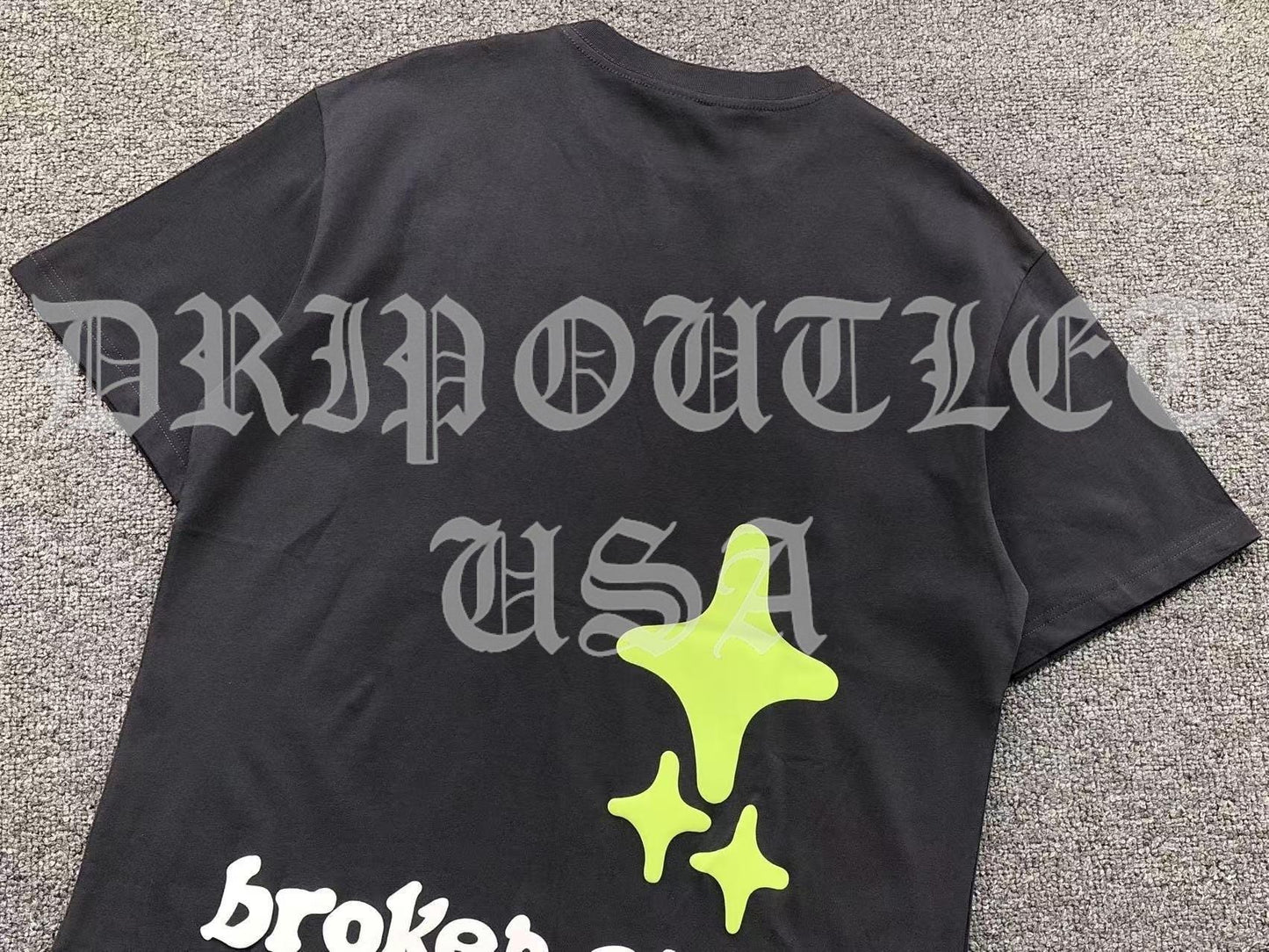 Broken Planet "Broken Star" Tee-Shirt - Grey / Gray