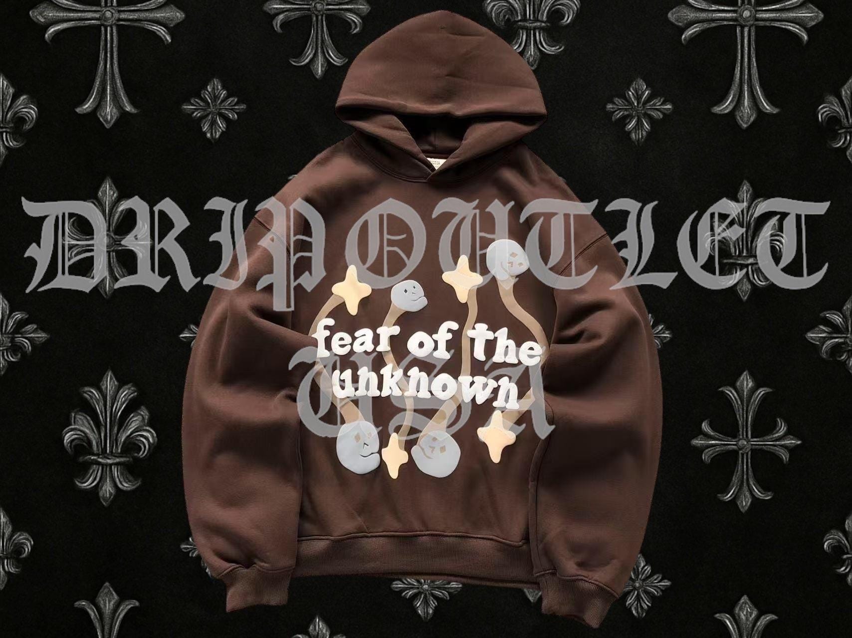 Broken Planet "Fear of the Unknown" Hoodie - Brown