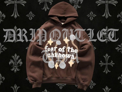 Broken Planet "Fear of the Unknown" Hoodie - Brown