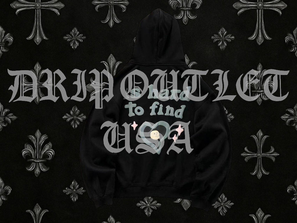 Broken Planet "True Love is Hard To Find" Hoodie - Black