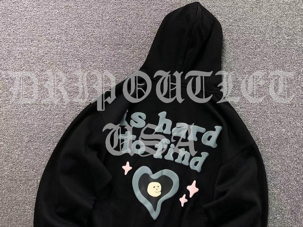 Broken Planet "True Love is Hard To Find" Hoodie - Black