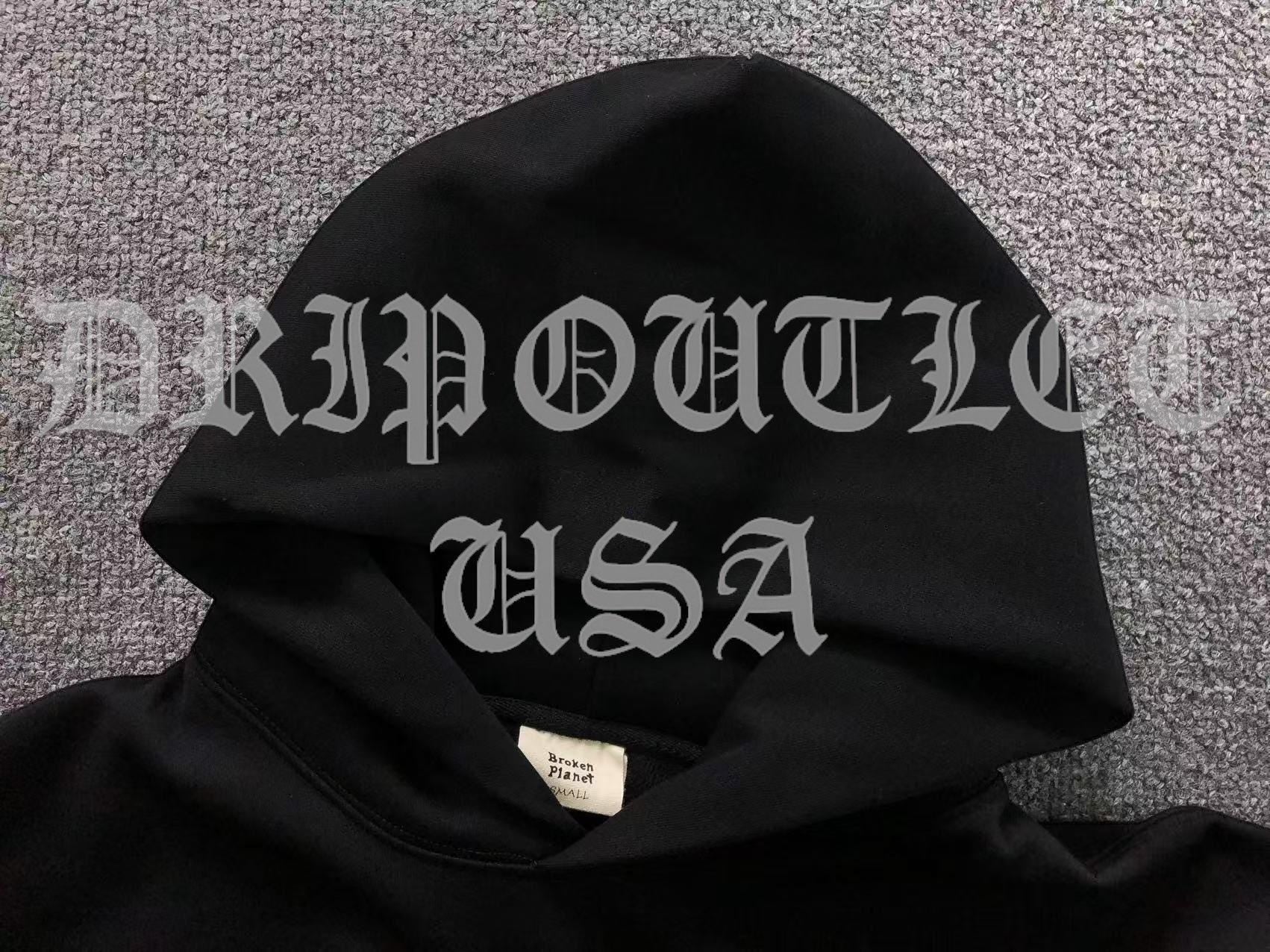 Broken Planet "True Love is Hard To Find" Hoodie - Black