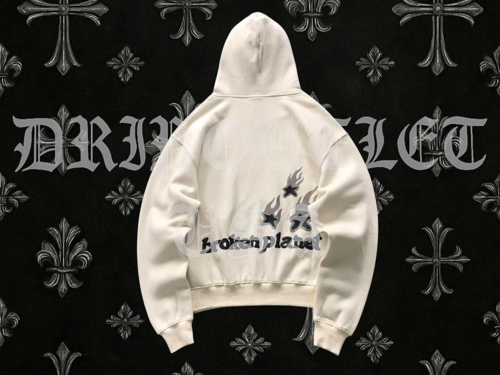 Broken Planet "Heartless Love" Hoodie - Cream