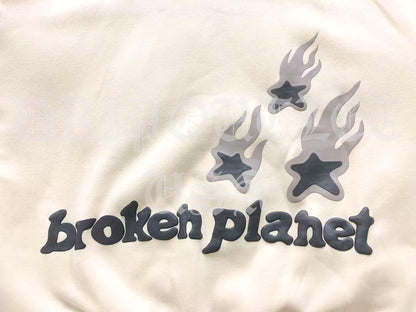 Broken Planet "Heartless Love" Hoodie - Cream