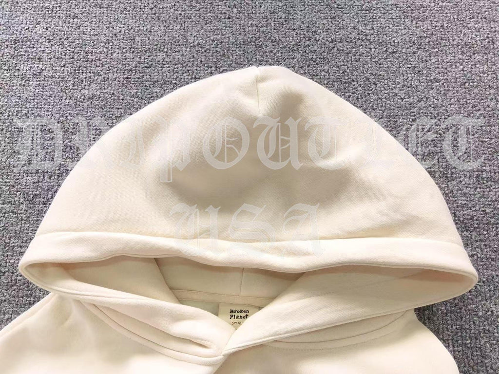 Broken Planet "Heartless Love" Hoodie - Cream