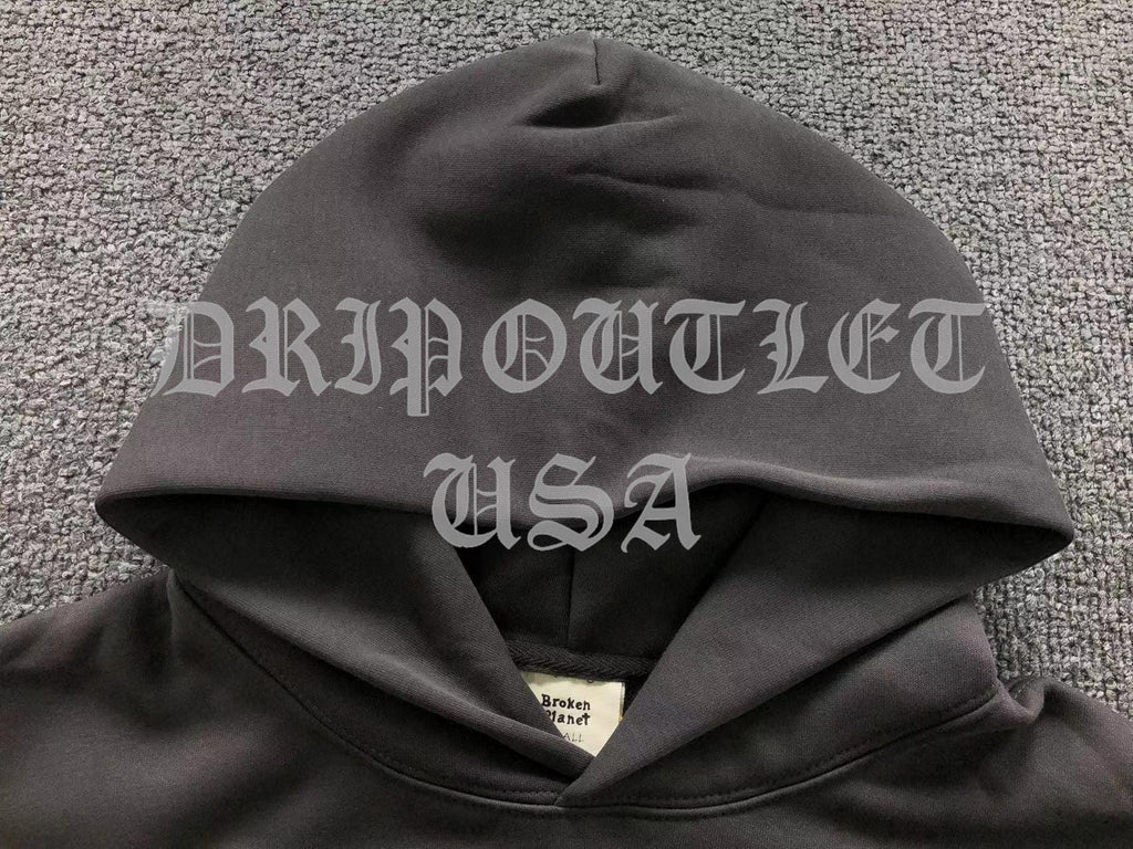 Broken Planet "Different Worlds, Friends and Family" Hoodie - Grey / Gray