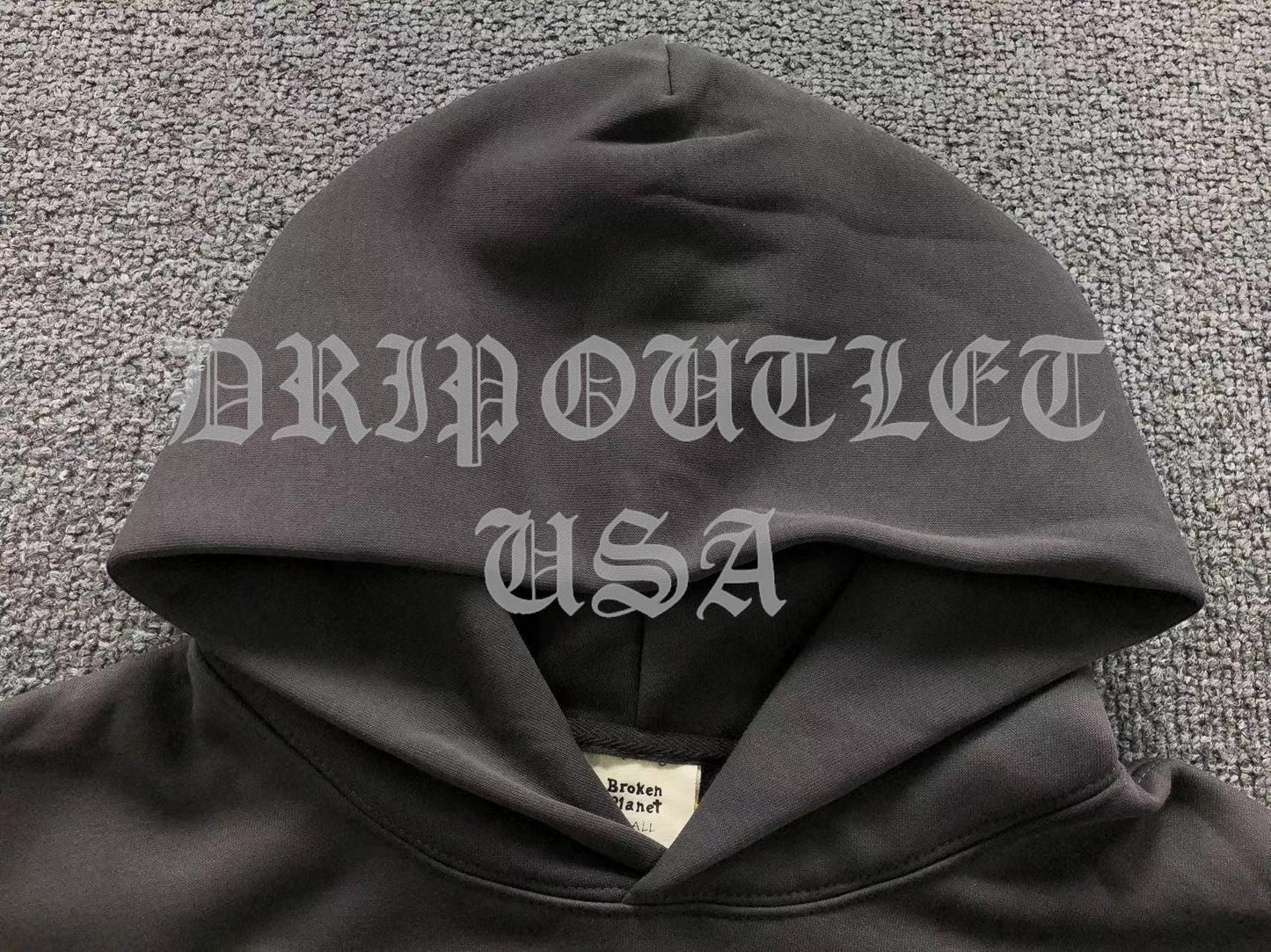 Broken Planet "Different Worlds, Friends and Family" Hoodie - Grey / Gray