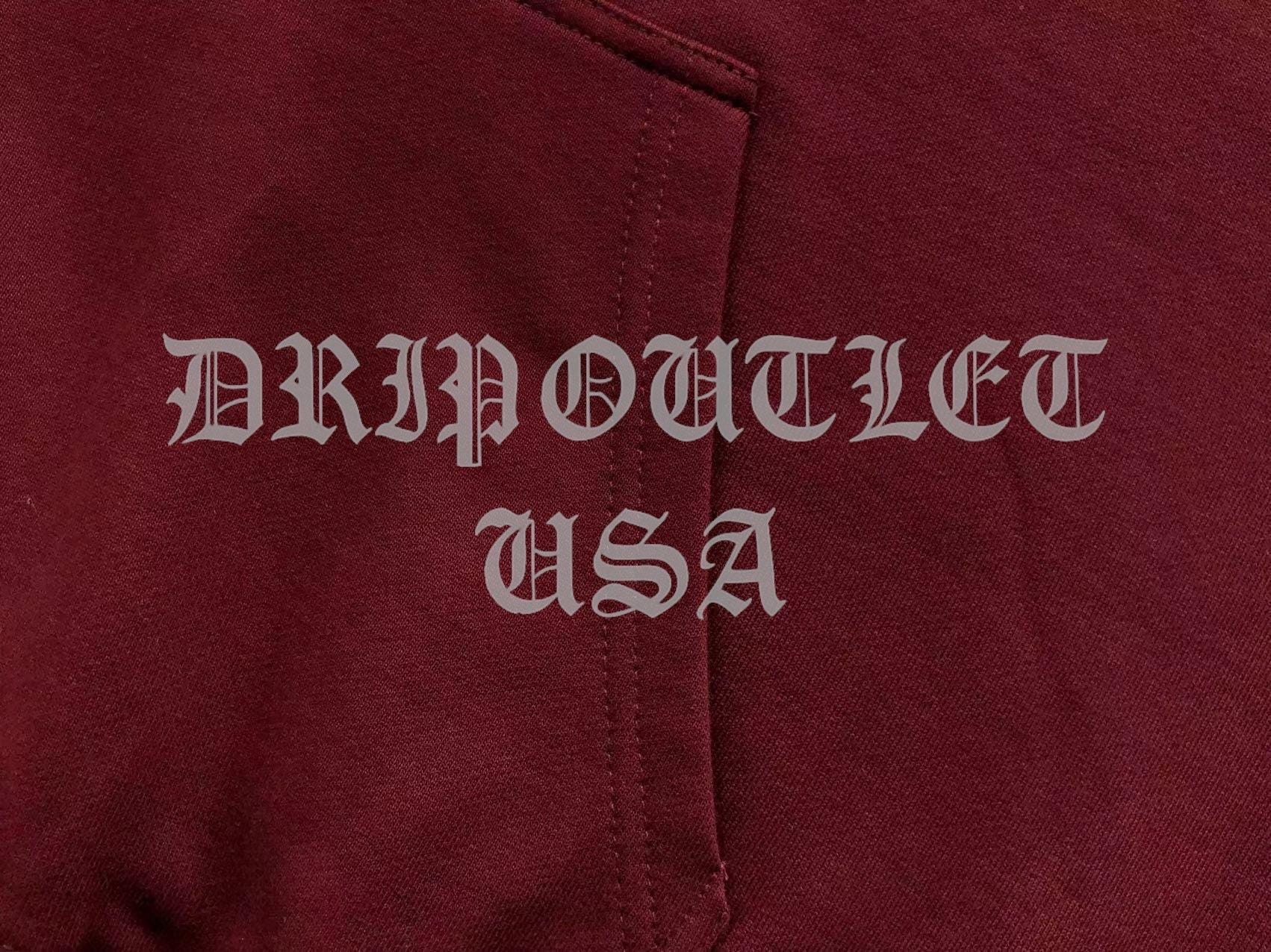 VETEMENTS "LIMITED EDITION" Embroidered Logo Hoodie - Maroon / Burgundy