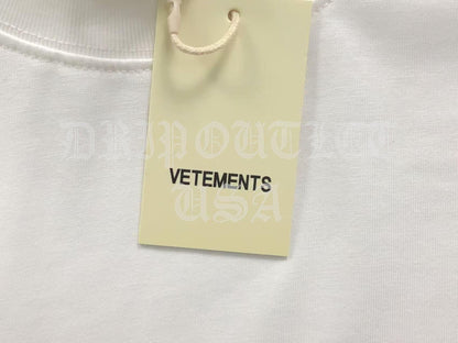 VENETEMENTS "Art Wasn't Suppose To Look Nice" Tee-Shirt - White