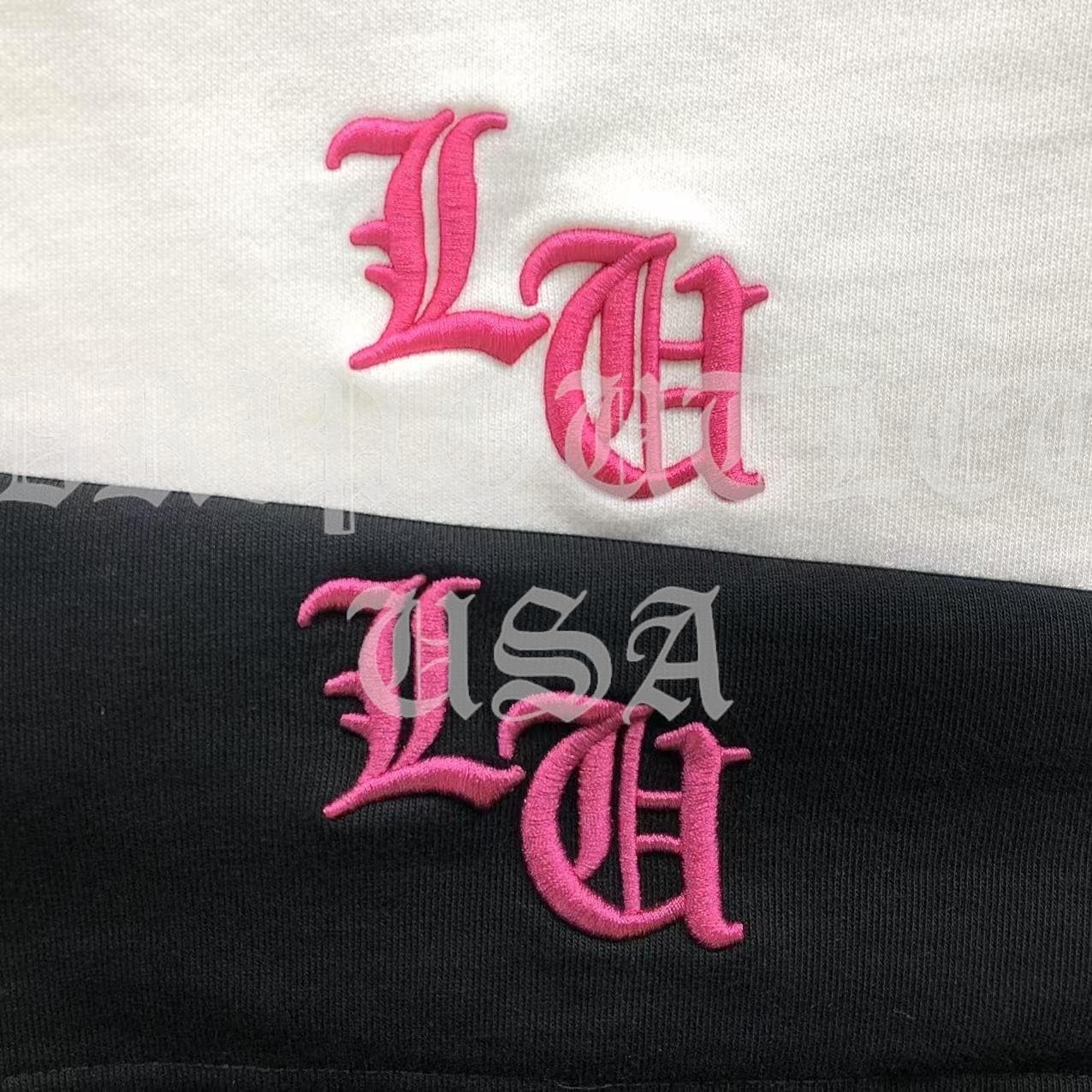 Chrome Hearts CH Logo Shorts - Black/Pink /  White/Pink