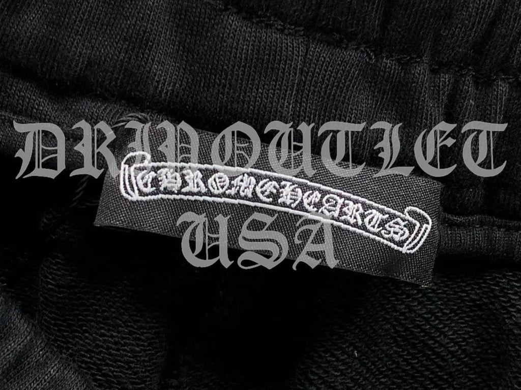 Chrome Hearts CH Logo Shorts - Black/Pink /  White/Pink