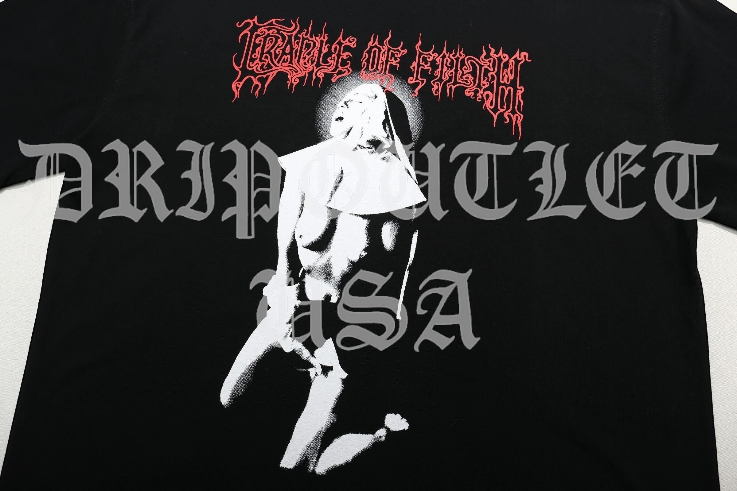 VETEMENTS Vintage Cradle Of Filth Tee-Shirt - Black